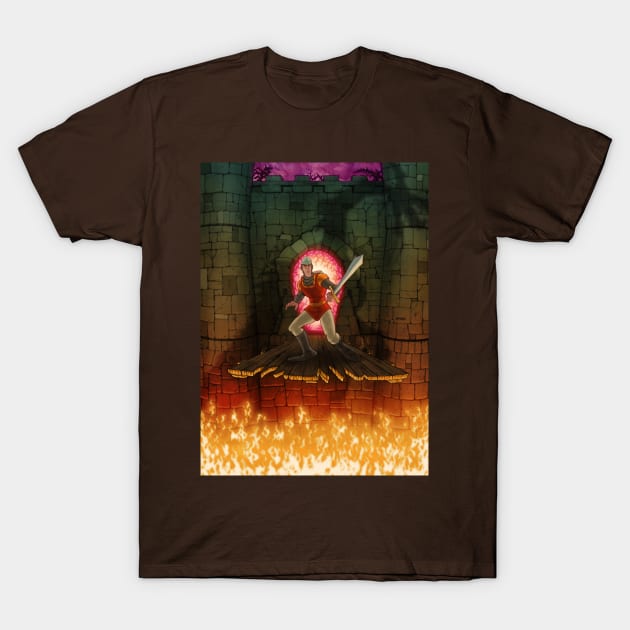 Dragon's Lair T-Shirt by adammcdaniel